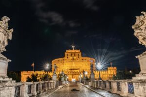 Castel Sant'Angelo night lights