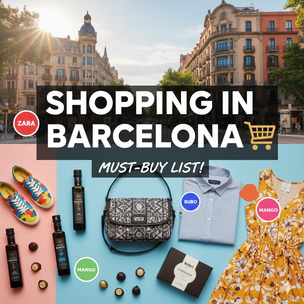 barcelona shopping list