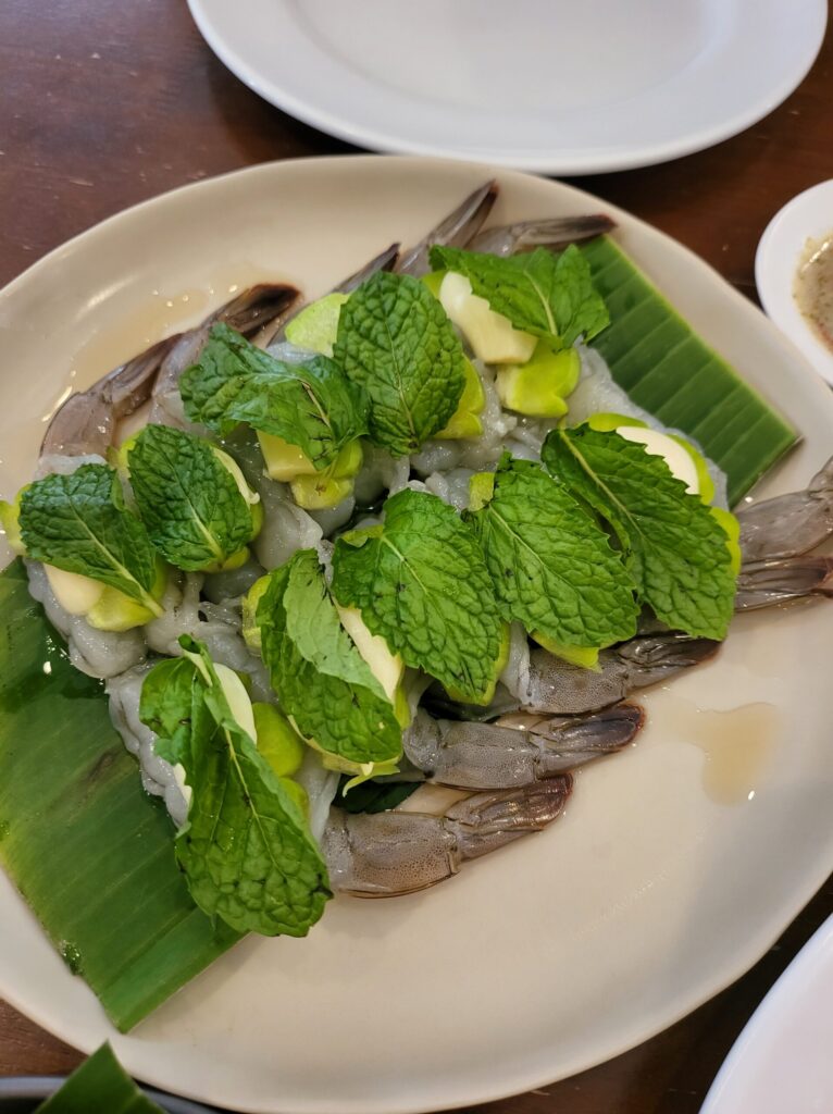 태국 방콕 맛집 반쏨땀 새우
