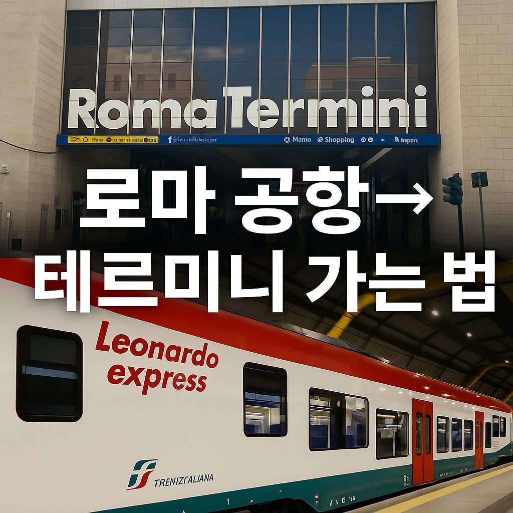 로마공항에서 테르미니역