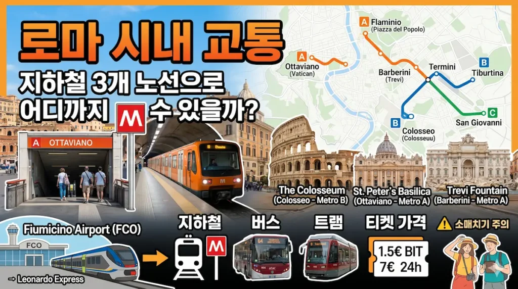 로마시내교통종류